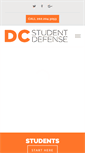 Mobile Screenshot of dcstudentdefense.com